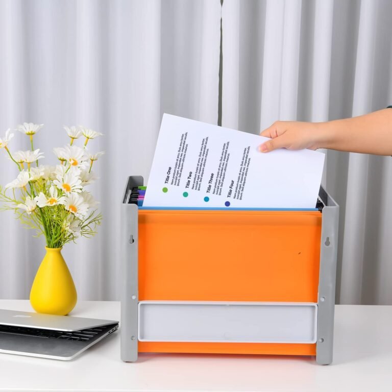 15PC PVC Filing Cabinet A4 Polypropylene Suspension Files with Tabs and ...