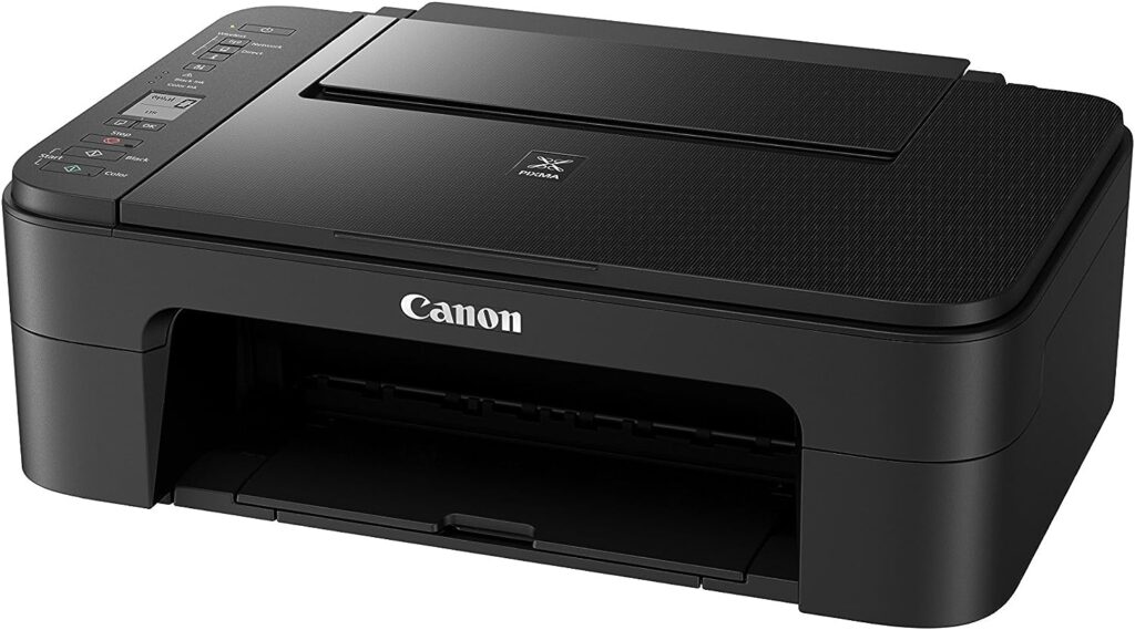 Canon All-in-One Inkjet Printer, Black, Printer with Full set of inks