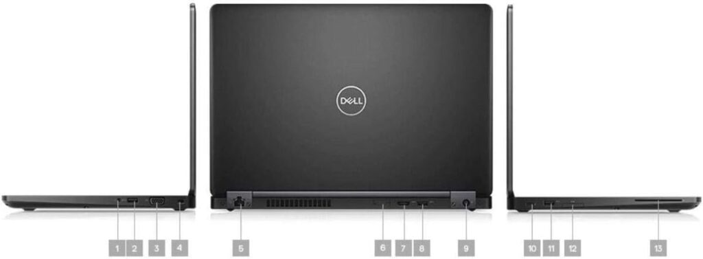 Dell Latitude E5490 5490 14-inch Business Notebook Laptop Intel i5 8250u 16GB RAM 512GB SSD Type-C, HDMI, Webcam, Windows 10 Pro (Renewed)