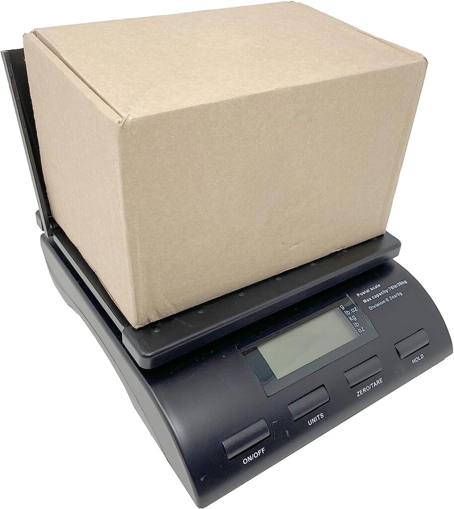 Digital Postal Scales - Electronic Weighing Scale for All Parcels and Postage - UP to 36 KG - Know Your Box and Letter Weight - Large or Small Boxes - Send Parcel with Confidence