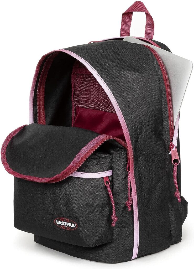 Eastpak BACK TO WORK Backpack, 43 cm, 27 L, Kontrast Grade Burgundy (Black)