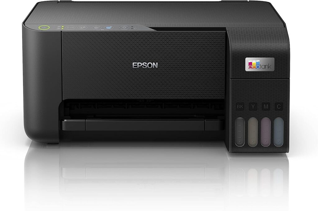 Epson EcoTank ET-2810 Print/Scan/Copy Wi-Fi Ink Tank Printer, With Up To 3 Years Worth Of Ink Included Black