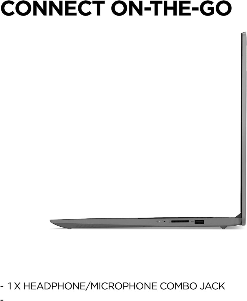 Lenovo IdeaPad 3 15 inch Full HD Laptop - (Intel Core i7-1165G7, 8GB RAM, 1TB SSD, Windows 10 in S mode) - Artic Grey