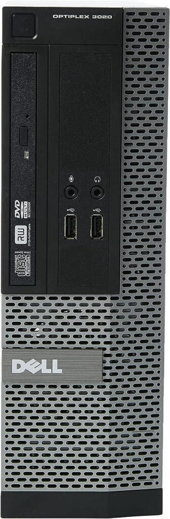 Dell OptiPlex 3020 SFF 4th Gen Core i5-4590 8GB 240GB SSD DVDRW Windows 10 Professional 64-Bit Desktop PC Computer (Renewed)