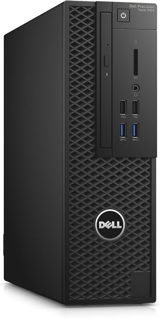 DELL Precision 3420 Workstation SFF CAD 2D 3D Desktop PC Computer i7 6700 32GB RAM 500GB SDD + 1TB HDD 2GB GPU Windows 10 Pro (Renewed)