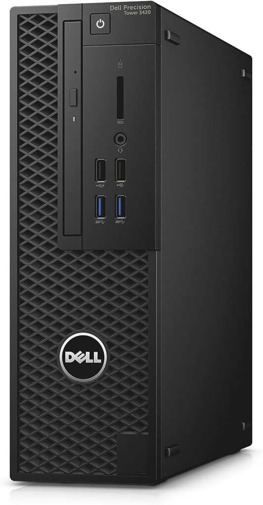 DELL Precision 3420 Workstation SFF CAD 2D 3D Desktop PC Computer i7 6700 32GB RAM 500GB SDD + 1TB HDD 2GB GPU Windows 10 Pro (Renewed)