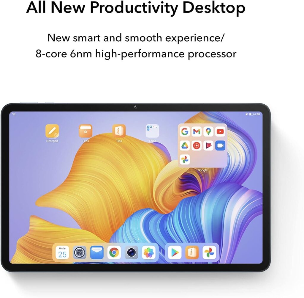 HONOR Pad 8 12-inch Wi-Fi Tablet (Octa-Core Processers, 4+128GB Storage, 2K FullView Display, 8 Speakers, Android 12), Blue Hour