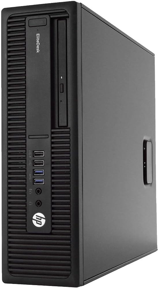 HP EliteDesk 800 G2 SFF Quad Core i5-6500 16GB DDR4 256GB SSD WiFi Windows 10 Professional Desktop PC Computer (Renewed)