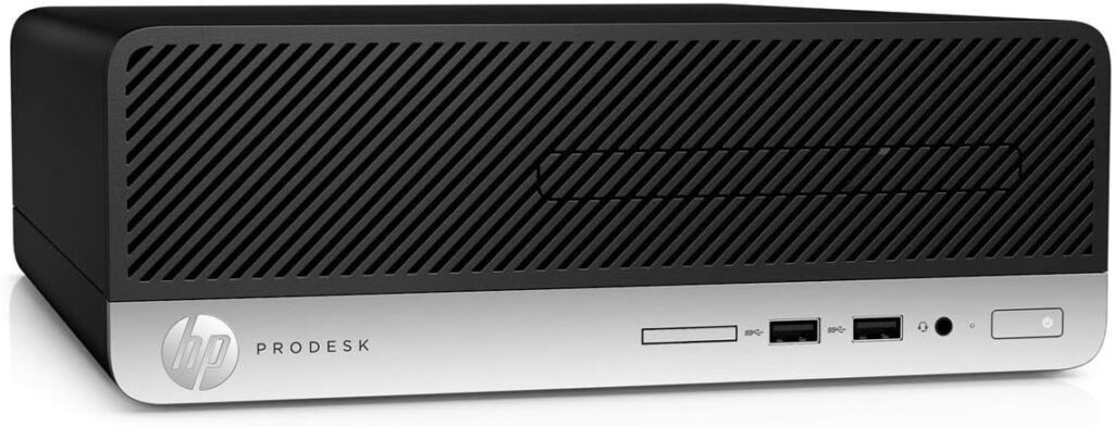 HP ProDesk 400 G4 SFF Desktop PC - 7th Gen Intel Quad Core i5-7500 3.4GHz 8GB DDR4 256GB SSD DVDRW USB 3.1 WiFi Windows 10 Professional (Renewed)