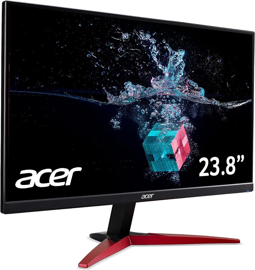 Acer KG241YAbii 23.8 Inch Full HD Gaming Monitor (VA Panel, FreeSync, 75Hz, 1ms, HDMI, VGA, Black)