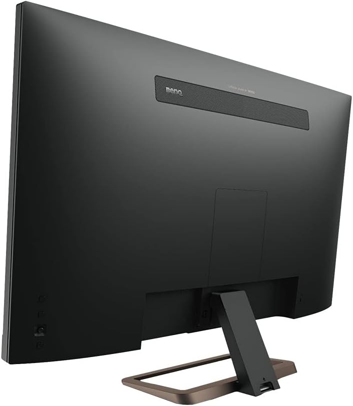 BenQ EW3280U 32 Inch 4K IPS Computer Monitor with Integrated Speakers, Custom Audio Modes, USB-C (PD 60W), FreeSync, Remote Control, and Edge to Edge Display, Metallic Grey