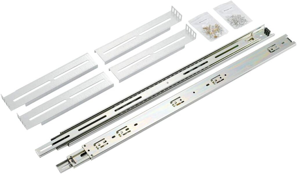 Codegen RK-26 Rail Kits for 1U, 2U, 3U and 4U Rackmounts,Silver