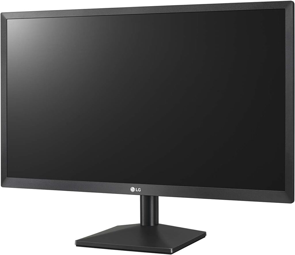 LG Electronics Full HD Monitor 24MK43HP, 1080p, 24 Inch, 75Hz, 5 ms, IPS Display, AMD Freesync, Energy Saving, HDMI, VGA, Anti Glare, Wall Mountable, Tilt Adjustable