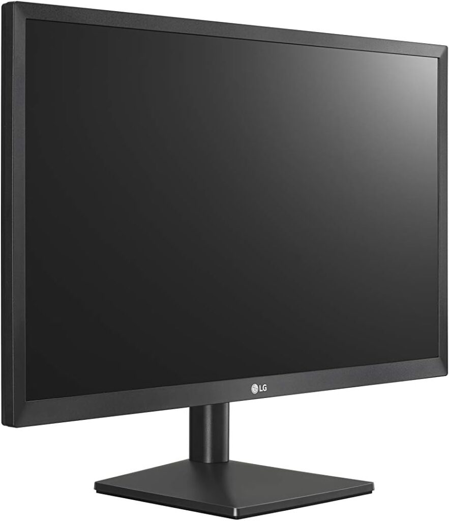 LG Electronics Full HD Monitor 24MK43HP, 1080p, 24 Inch, 75Hz, 5 ms, IPS Display, AMD Freesync, Energy Saving, HDMI, VGA, Anti Glare, Wall Mountable, Tilt Adjustable