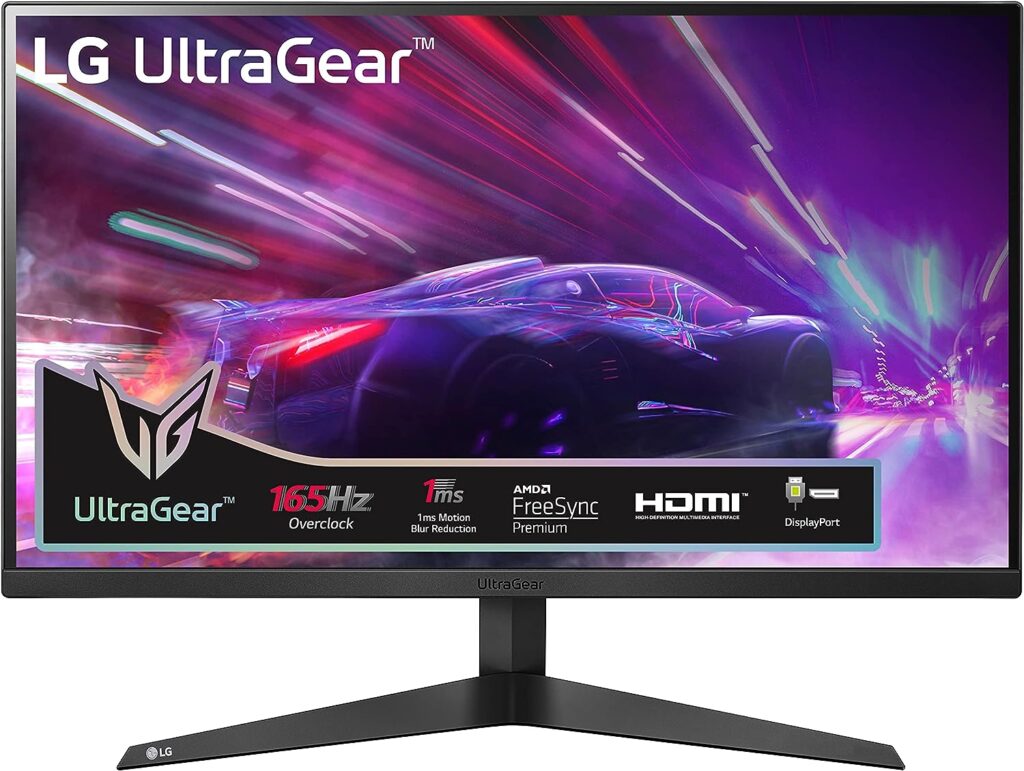 LG Electronics UltraGear Gaming Monitor 27GQ50F-B - 27 inch, VA Panel, 165Hz, 1ms MBR, 1920 x 1080 px, AMD FreeSync Premium, Gaming UI