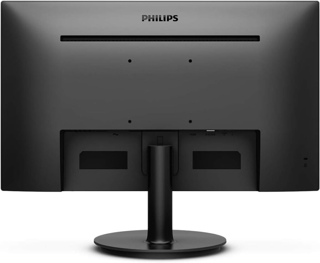 PHILIPS 241V8LA- 24 Inch FHD Monitor, 75Hz, 4ms, VA, Speakers LowBlue, Flickerfree (1920 x 1080, 250 cd/m², HDMI/VGA)