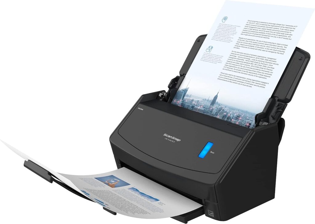 ScanSnap iX1400 Black A4 Scanner - 40ppm, Duplex scanning. Automatic Document Feeder. USB 3.2