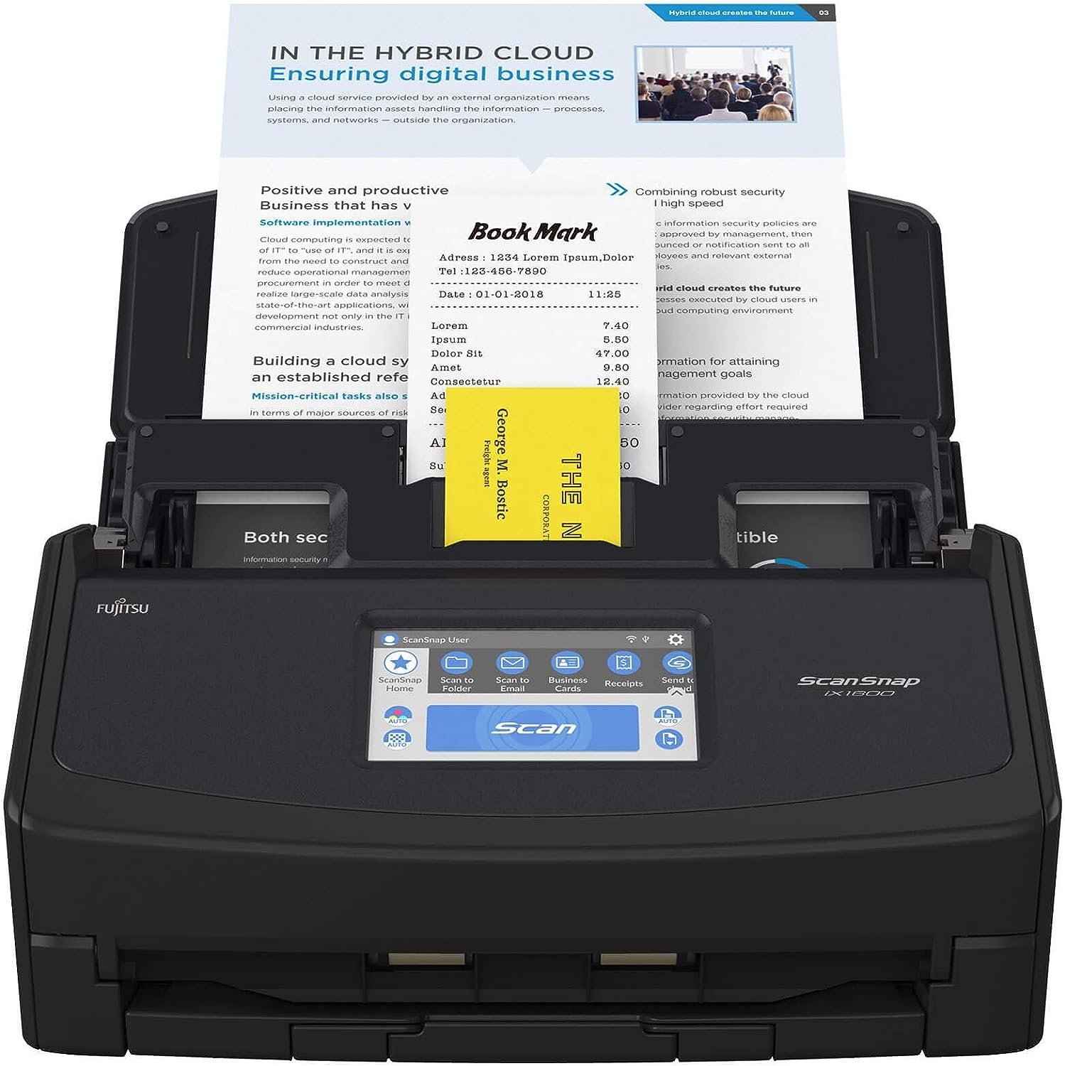 ScanSnap iX1600 Black Document Scanner Review - Stay At Home Business