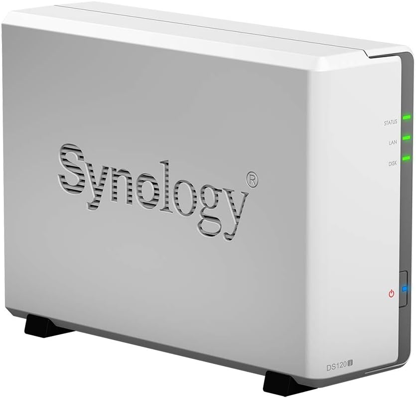 Synology DS120j 1 Bay Desktop NAS Enclosure, Black