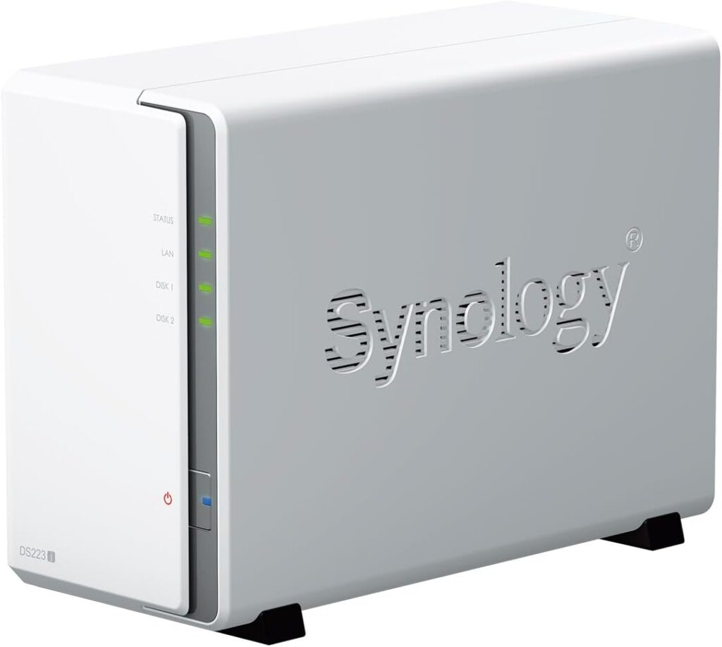 Synology DS223J 2 Bay Desktop NAS, black