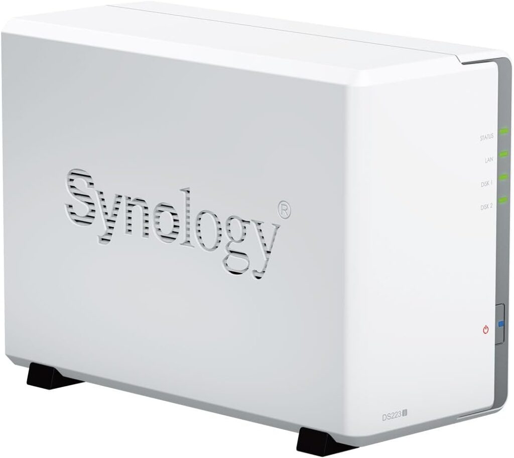 Synology DS223J 2 Bay Desktop NAS, black