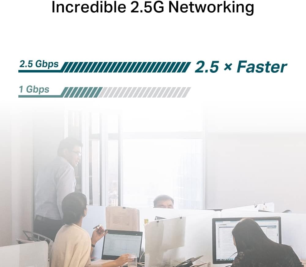 TP-Link 2.5 Gigabit PCI Express Network Adapter, Low-Profile and Full-Height Brackets, Supports Windows 11/10/8.1/8/7, Windows Servers RS 2022/2019/2016/2012 R2/2012/2008 R2, Linux (TX201)