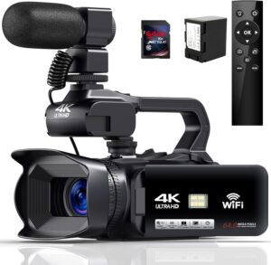 Camcorder 4K Video Camera HD Auto Focus