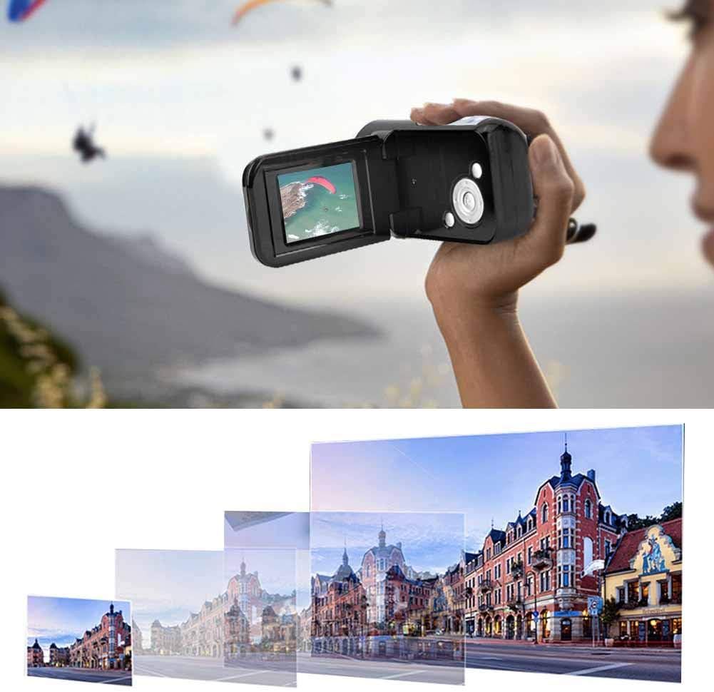 Durable Small Size Digital Camcorder, Kids Video Camera Camcorder Digital Camera Recorder 16X HD Digital Video Camera, TFT LCD Sceen for Running for Cycling