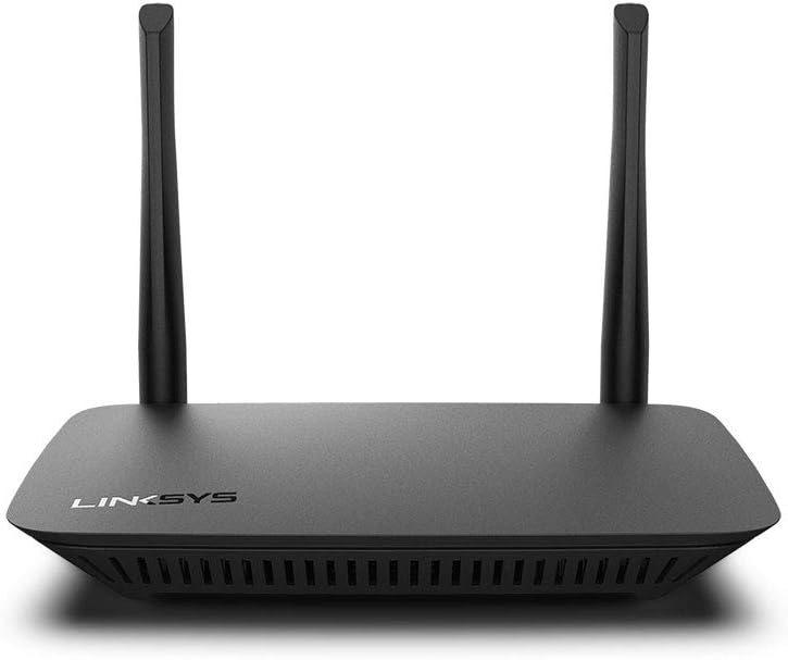 Linksys E5400 Wi-Fi 5 Router Dual-Band (Fast Wireless Router, AC1200, 4 Ethernet Ports), Black