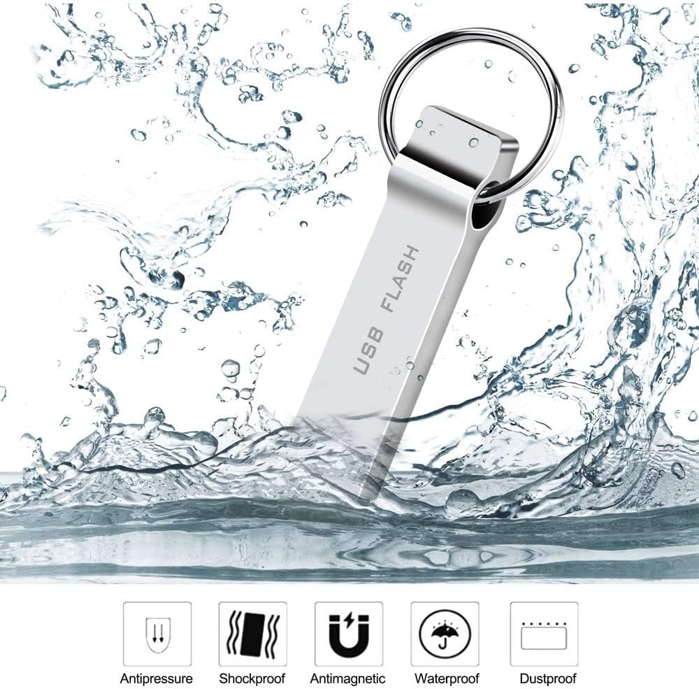 Memory Stick 982GB USB 3.0 USB Flash Drive 982GB Waterproof USB Stick Metal USB Drive with Keychain for PC/Laptop/Computer Data Storage