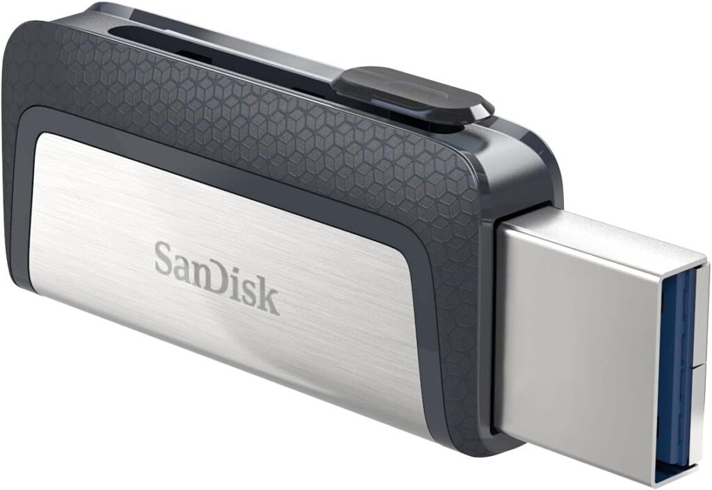 SanDisk 256GB Ultra Dual Drive USB Type-C Flash Drive , for smartphones, tablets, Macs and computers