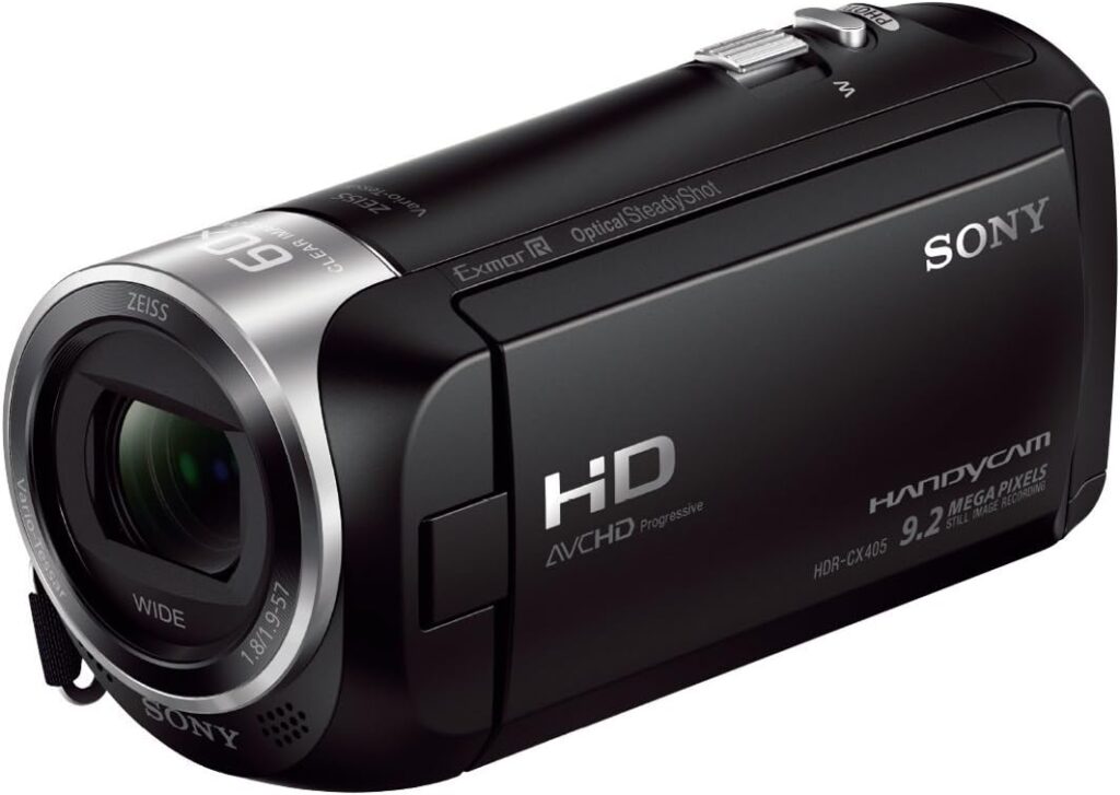 Sony HDR-CX405 9.2 MP Full HD Camcorder (30x Optical Zoom) - Black