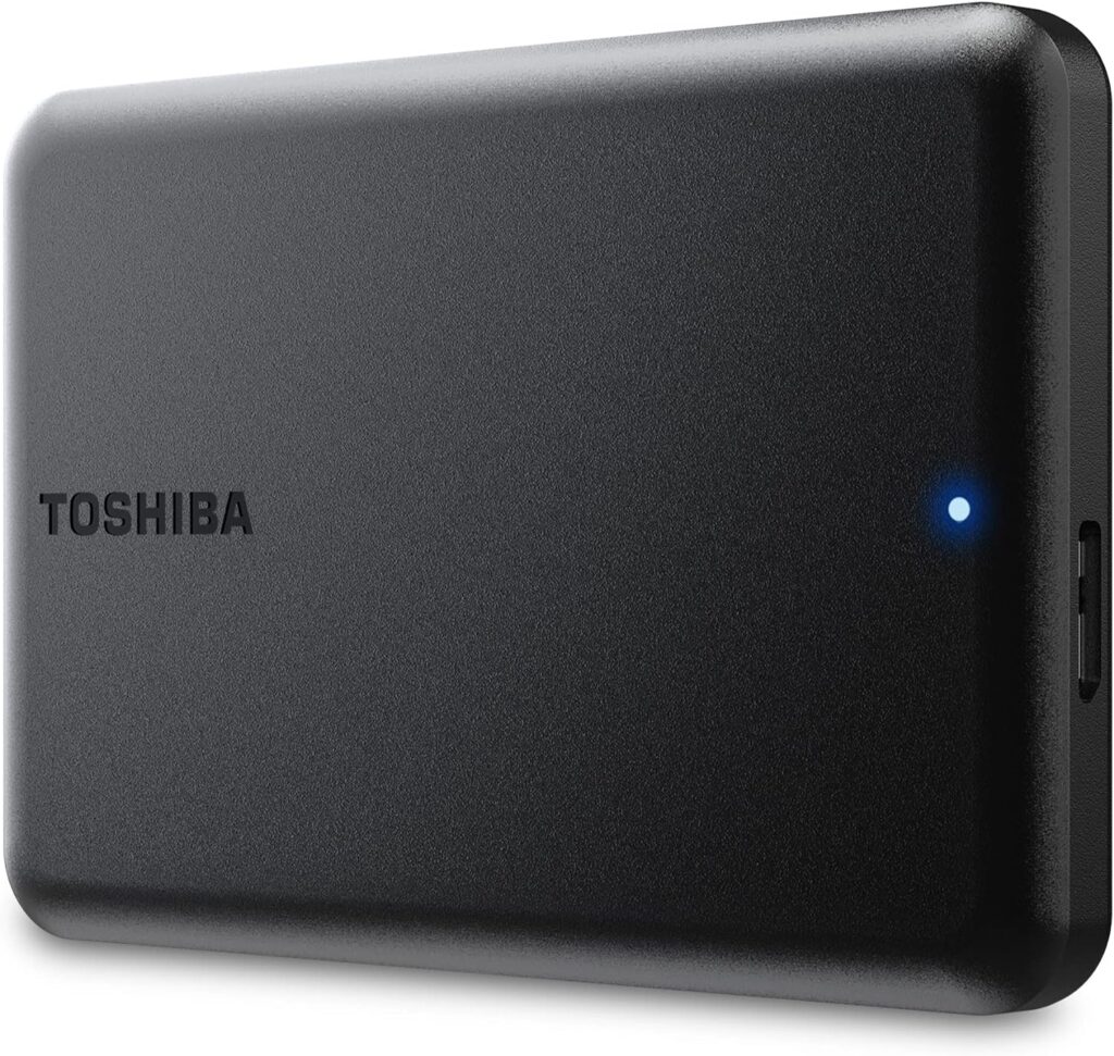 Toshiba Canvio Partner 1TB Portable 2.5 External HDD, USB 3.2 Gen 1, Mac and Windows Compatible, USB Powered