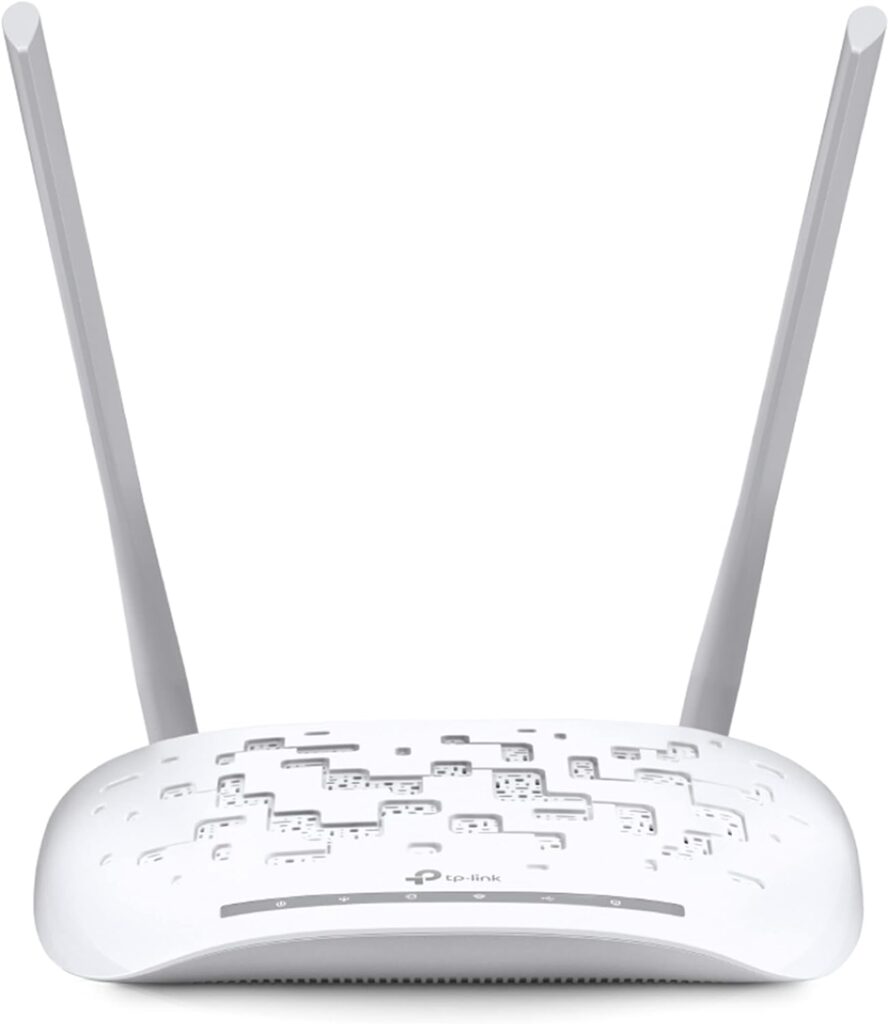 TP-Link 300 Mbps Wireless N USB VDSL/ADSL Modem Router, Single-Band, Broadband Speed Up To 100 Mbps, Versatile Connectivity, 4xFast Ports, USB 2.0, TP-Link Tether App, Easy setup(TD-W9970)