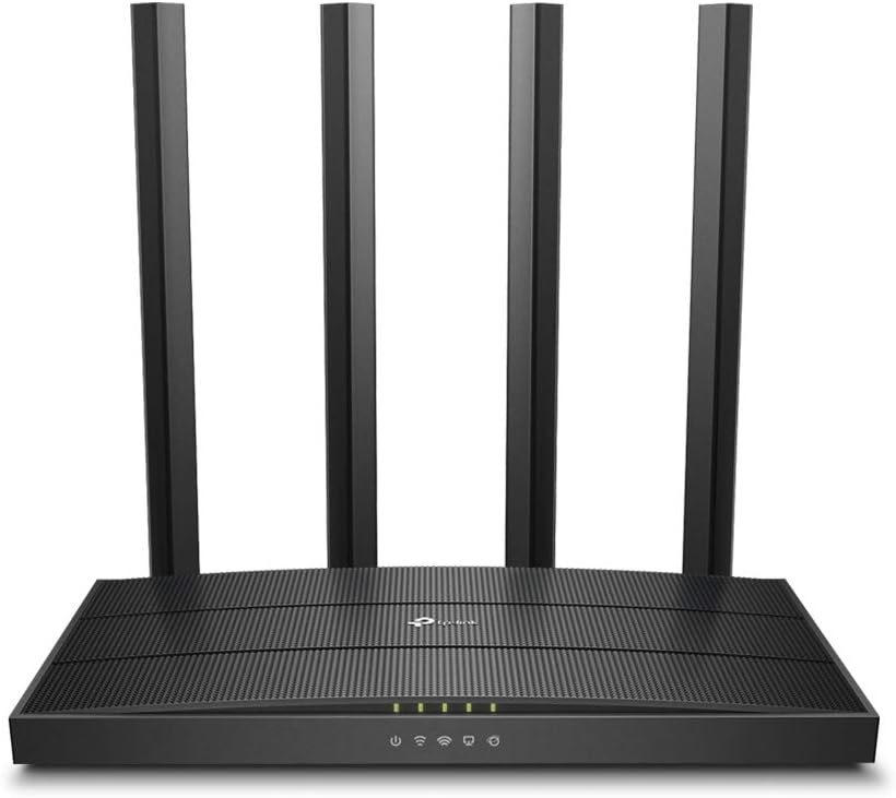 TP-Link AC1200 Wireless Dual Band Wi-Fi Router, Wi-Fi Speed Up to 867 Mbps/5 GHz + 300 Mbps/2.4 GHz, 4+1 Fast Ports, Single-Core CPU, Parental Control, Easy setup (Archer C50)