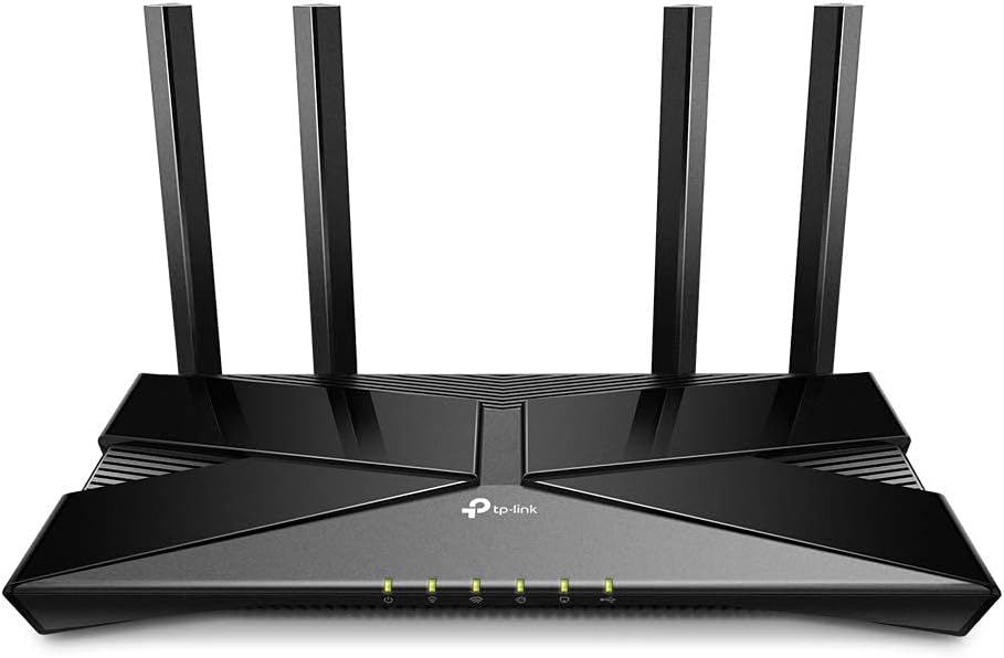 TP-Link Archer AX1800 Next-Gen WiFi 6 Gigabit Dual Band Wireless Cable Router, WiFi Speed up to 1201Mbps/5GHz+574Mbps/2.4GHz, 8 Gigabit LAN Ports, Ideal for Gaming Xbox/PS4/Steam 4K (Renewed)