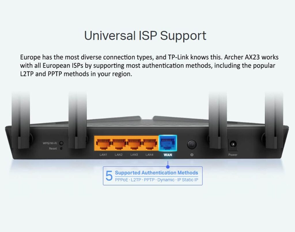 TP-Link AXE5400 Tri-Band Wi-Fi 6E Router, Wi-Fi Speed up to 5400 Mbps, 5x Gigabit Port, 1× USB 3.0 Port, 1.7 GHz Quad-Core CPU, with TP-Link OneMesh™and HomeShield, Compatible with Alexa(Archer AXE75)