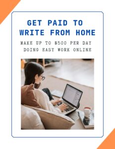 Get Paid To Write From Home