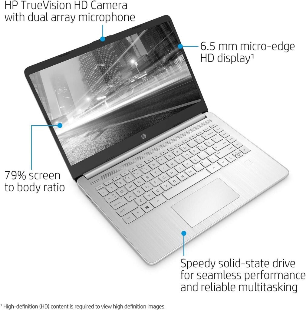 2022 Newest 15 Laptop, 15.6 HD LED Display, Intel Dual-Core Processor, Intel UHD Graphics, Ethernet Port, USB Type-C, Long Battery Life, Windows 11 (16GB RAM | 512GB SSD)