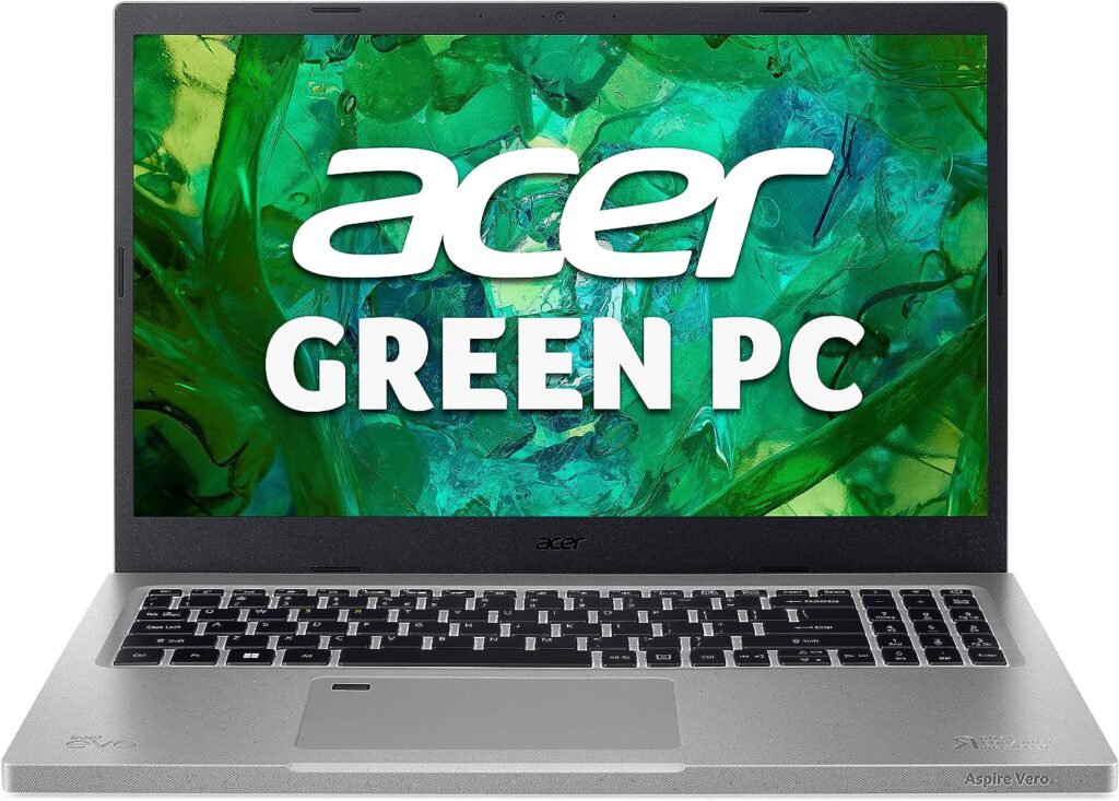 Acer Aspire Vero AV15-51 15.6 Inch Laptop - (Intel Core i7-1195G7, 16GB, 1TB SSD, Full HD Display, Windows 11, Grey, 30 Percent PCR Chassis)