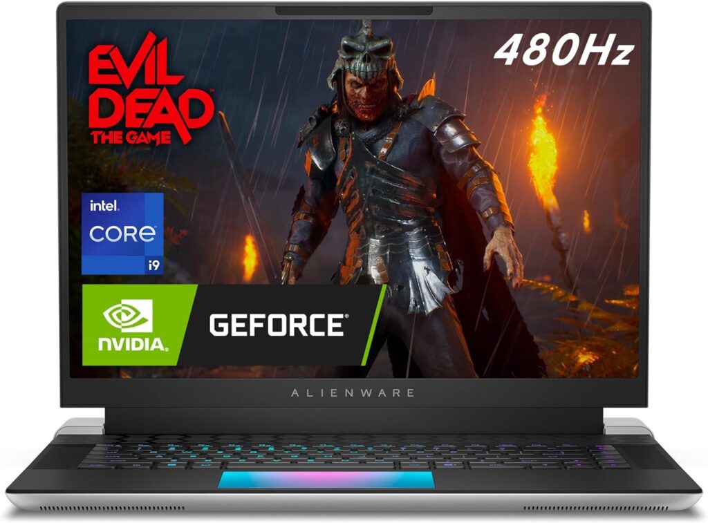 Alienware X16 R1 Gaming Laptop | 16-inch FHD+ 480Hz Display | Intel Core i9-13900HK | 32GB LPDDR5 | 1TB SSD | NVIDIA GeForce RTX 4080 | X Series 1-Zone AlienFX keyboard - UK/Irish | Windows 11 Home