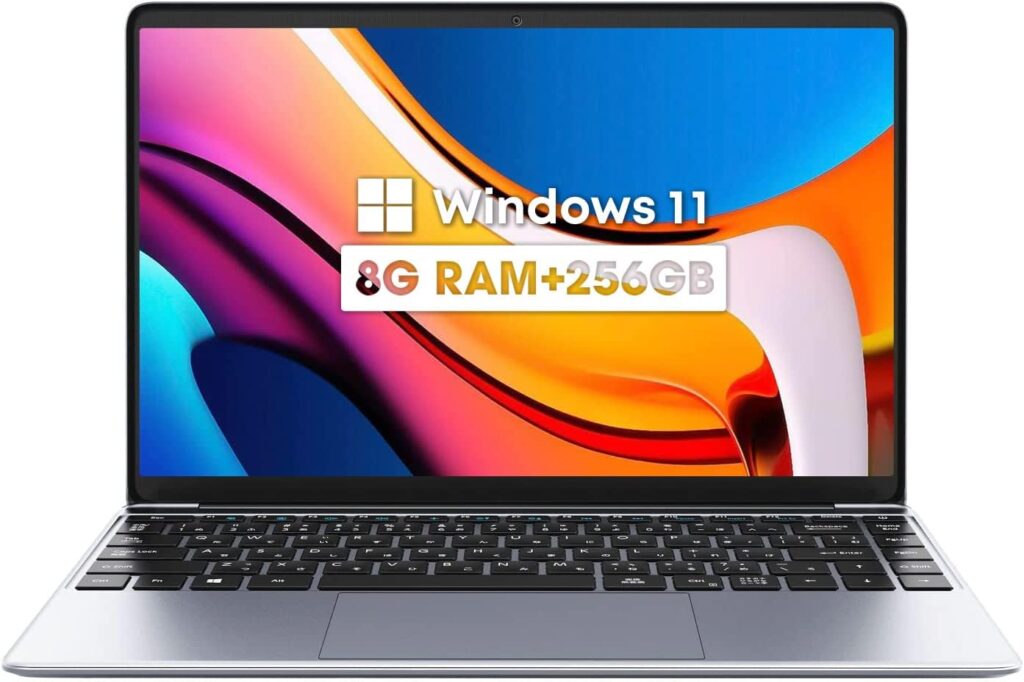 CHUWI Herobook Pro Windows 11 Laptop, 14 inch 8GB RAM 256GB SSD(TF 512GB), FHD(1920x1080) 16:9 IPS Laptops, Intel N4020(1.1 to 2.8GHz), 4K Video, WiFi, BT4.0, Mini-HDMI Support Win11