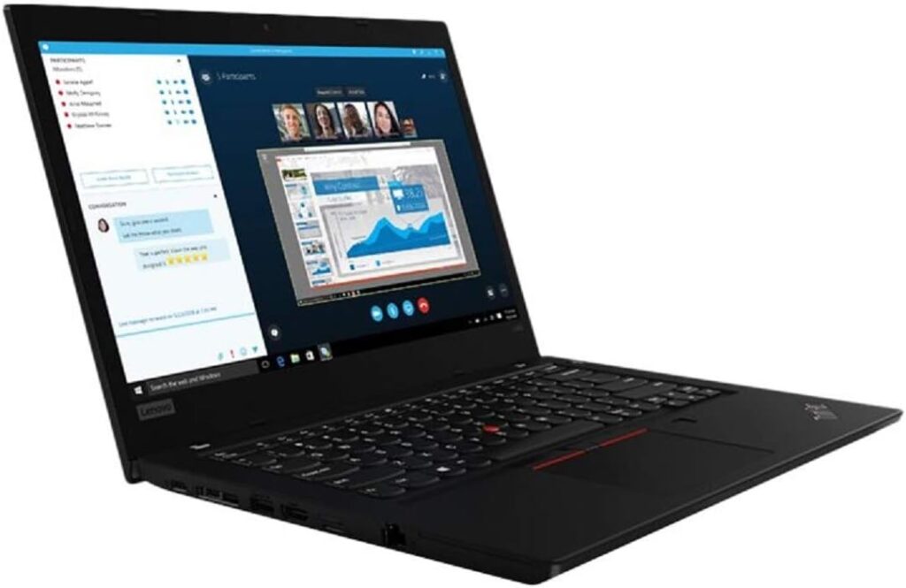 Lenovo ThinkPad L490 Black Notebook 35.6 cm (14) 1920 x 1080 pixels 8th gen Intel® Core i7 i7-8565U 16 GB DDR4-SDRAM 512 GB SSD 3G 4G Win 11 pro, 8th gen Intel® Core i7, 1.8 GHz, (Renewed)