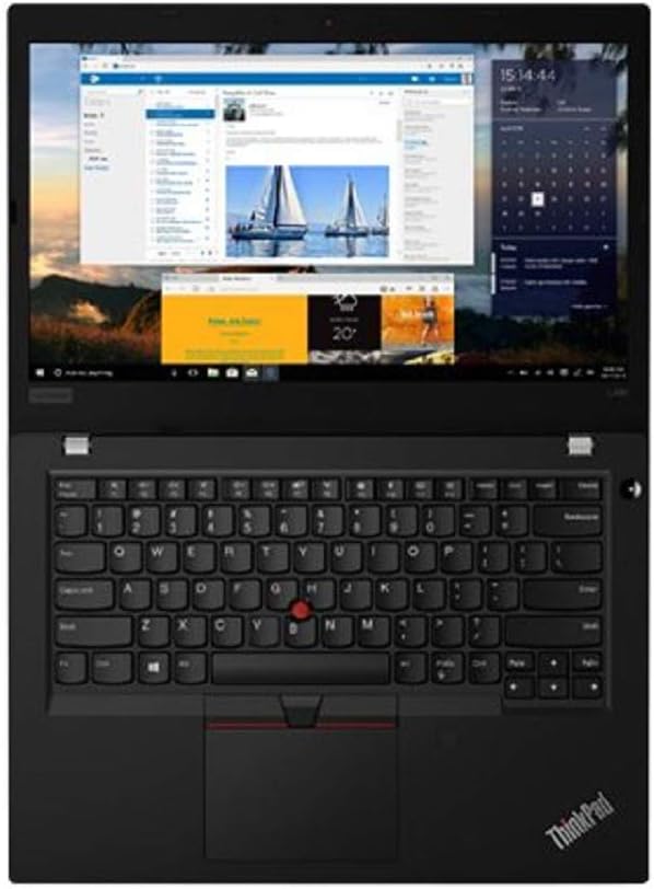 Lenovo ThinkPad L490 Black Notebook 35.6 cm (14) 1920 x 1080 pixels 8th gen Intel® Core i7 i7-8565U 16 GB DDR4-SDRAM 512 GB SSD 3G 4G Win 11 pro, 8th gen Intel® Core i7, 1.8 GHz, (Renewed)