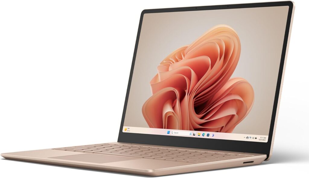 Microsoft Surface Laptop Go 3 | Ultra-Thin 12.4” Touchscreen Laptop | Intel Core i5 | 8GB RAM | 256GB SSD | Ice Blue | Windows 11 Home | 2023 Model