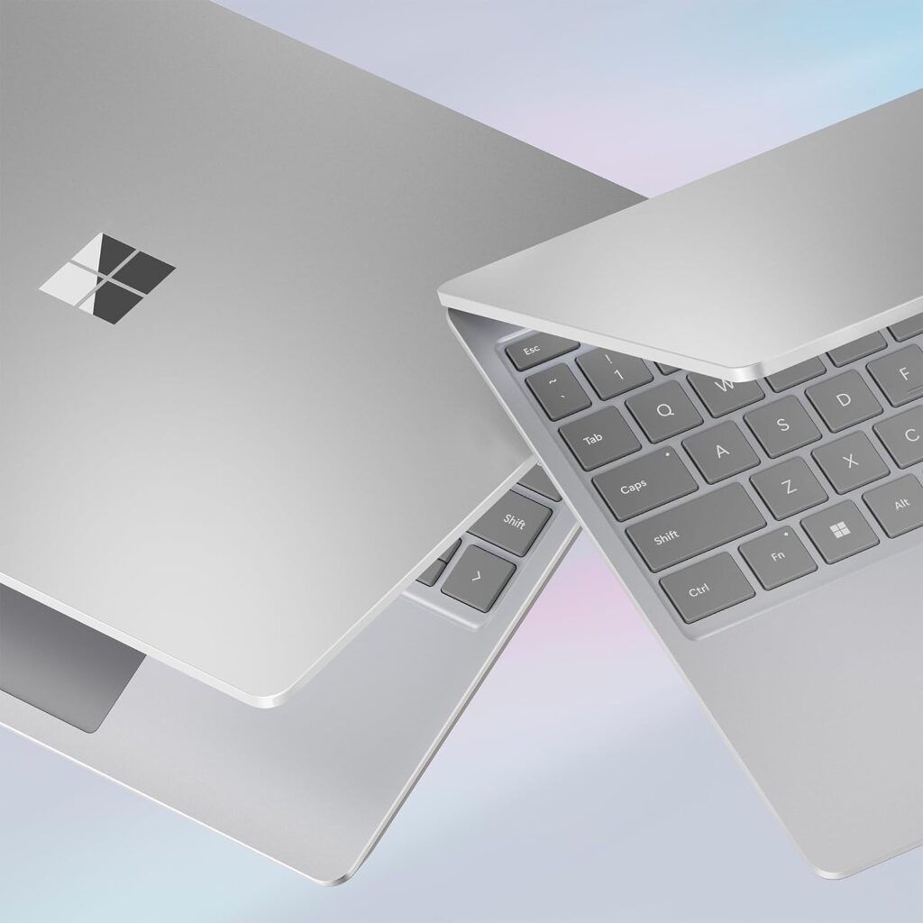 Microsoft Surface Laptop Go 3 | Ultra-Thin 12.4” Touchscreen Laptop | Intel Core i5 | 8GB RAM | 256GB SSD | Ice Blue | Windows 11 Home | 2023 Model