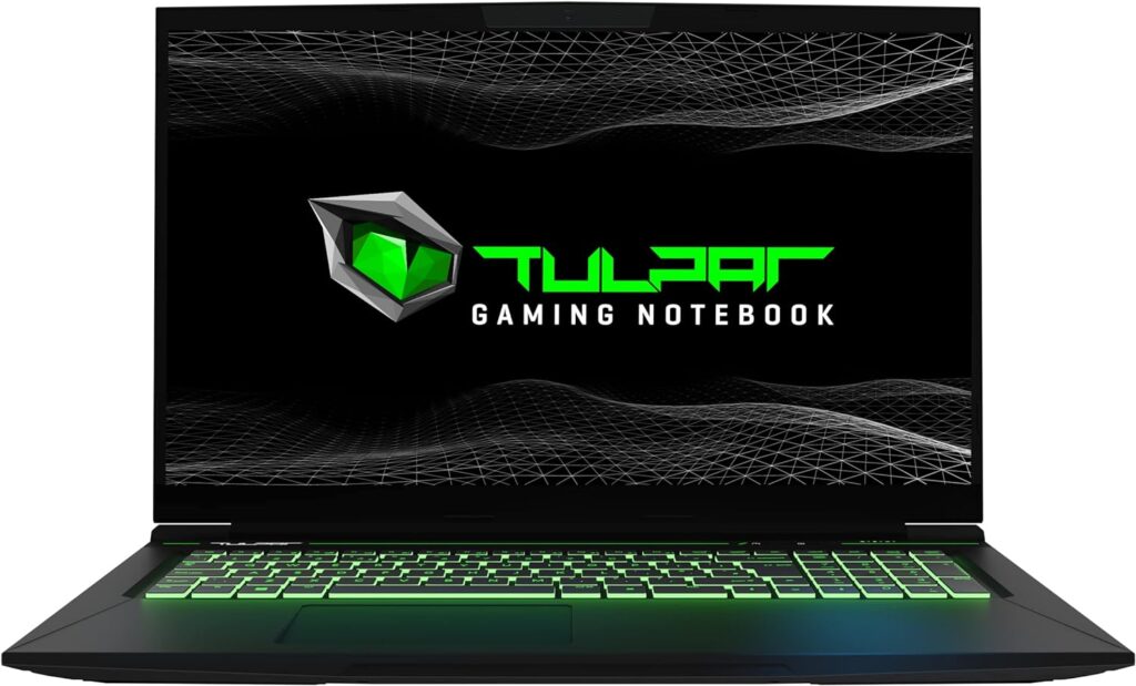 TULPAR T7 V20.5 Gaming Laptop | 17,3 FHD 1920X1080 144HZ IPS LED-Display | Intel Core i7 12700H | 16 GB RAM | 1 TB SSD | Nvidia RTX 3060 | Gaming Notebook, Black