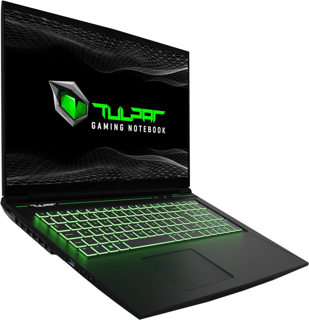 TULPAR T7 V20.5 Gaming Laptop | 17,3 FHD 1920X1080 144HZ IPS LED-Display | Intel Core i7 12700H | 16 GB RAM | 1 TB SSD | Nvidia RTX 3060 | Gaming Notebook, Black