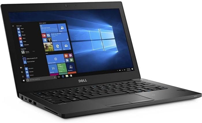 Windows 10 Dell Latitude 7280 i5-6300U Laptop PC - 8GB DDR4 - 256GB SSD - Webcam (Renewed)