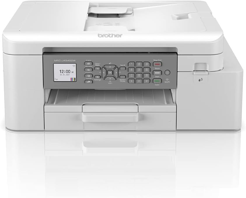 BROTHER MFC-J4340DW Wireless Colour Inkjet Printer | 4-in-1 (Print/Copy/Scan/Fax) | Wi-Fi/USB.2.0 | A4 | Photos | Ink Included